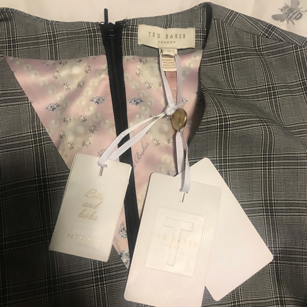 New Ted Baker working title Ristad Check Dress - Picture 6 of 8